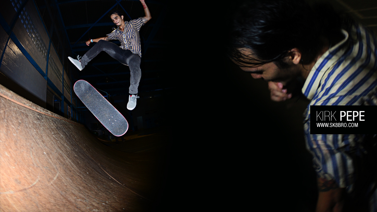 Kirk PEPE - Doble kickflip en el mini